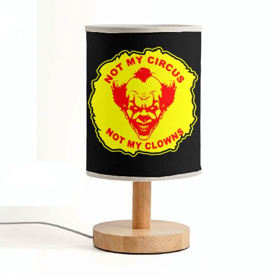 Not My Circus Not My Clowns LIKE US ON FB # Fabric Lamps