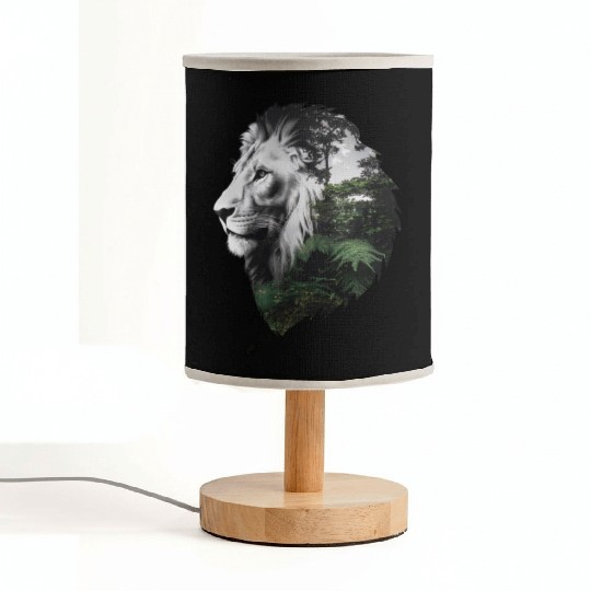 Roaring Lion Fabric Lamps