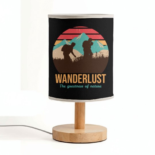 WANDERLUST The greatness of nature Fabric Lamps