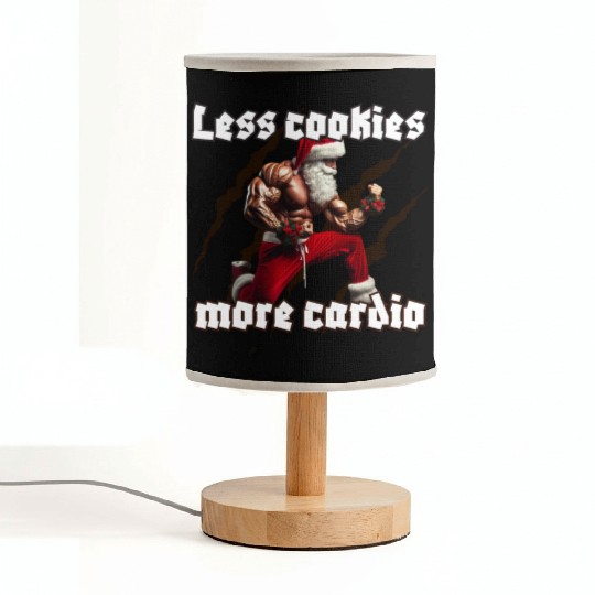 Muscle Santa Fabric Lamps – Christmas Workout Apparel