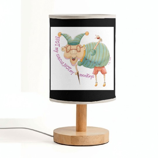 Not my Circus, not my monkeys Fabric Lamps