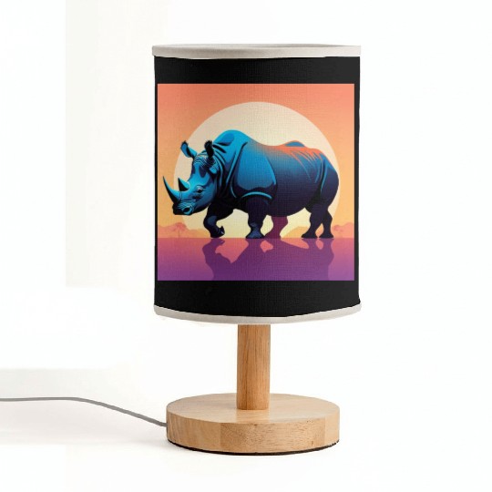 Rhinoceros - 01 Fabric Lamps