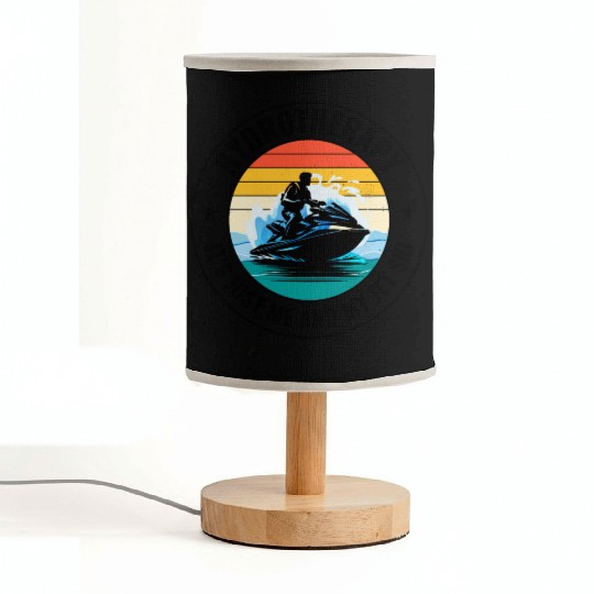 Jet Ski Hydrotherapy Ocean Adventure Watersports Fabric Lamps