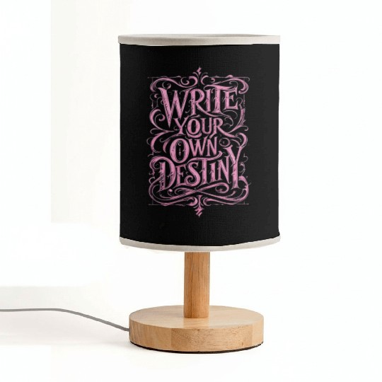 Write Your Own Destiny Fabric Lamps – Empowerment Fabric Lamps