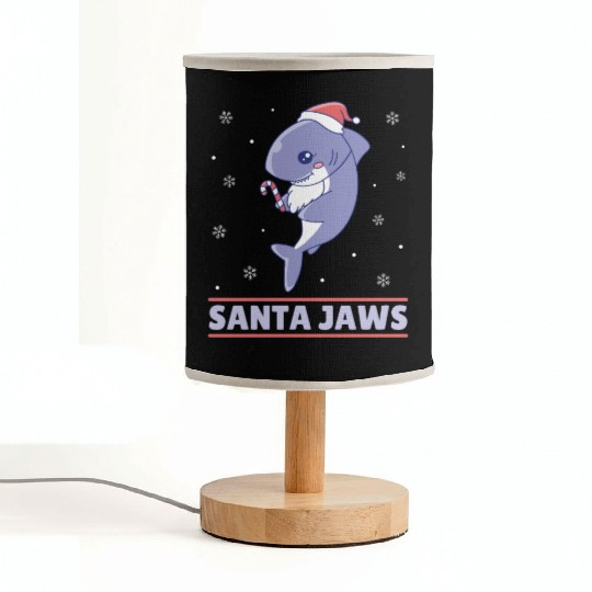 Santa Jaws Fabric Lamps