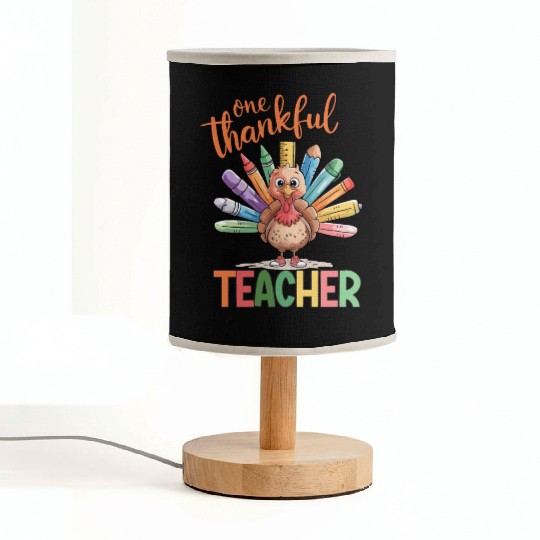 Thanksgiving Teacher Turkey Costume Gifts Fabric Lamps