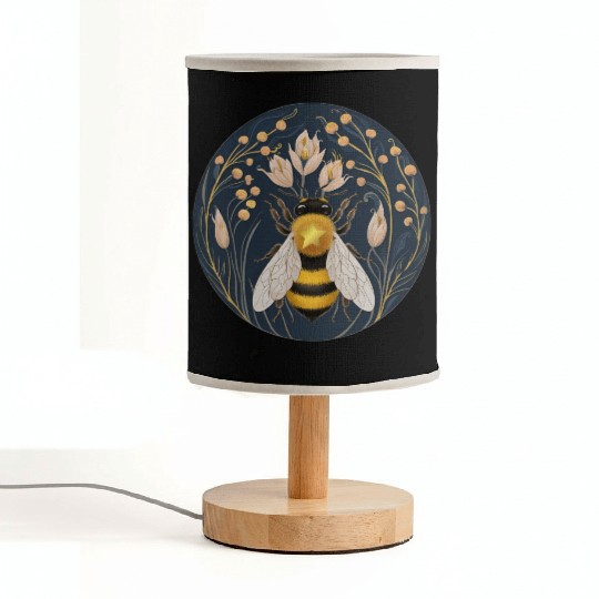 Golden Harvest Honey Bee Fabric Lamps