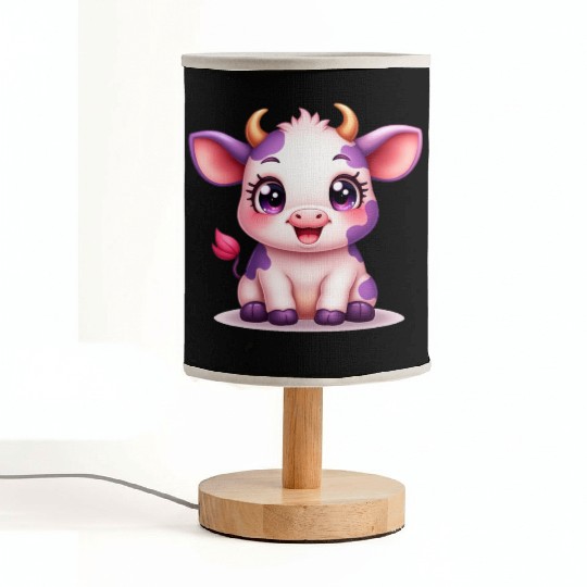 blueberry cow Gift unique Fabric Lamps