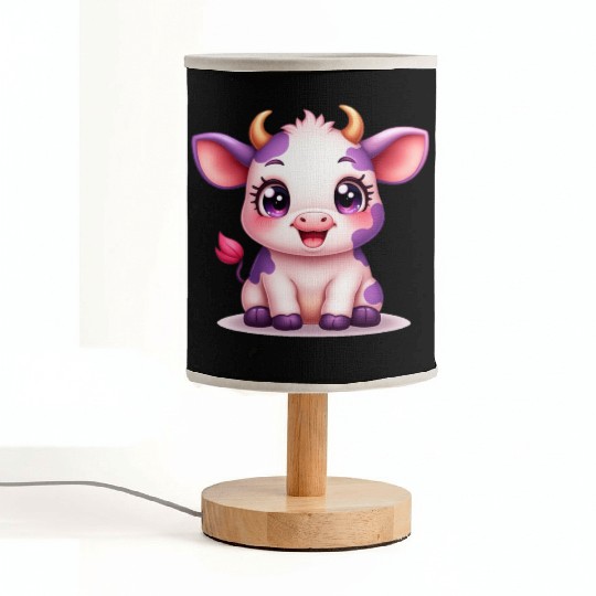 blueberry cow Gift unique Fabric Lamps