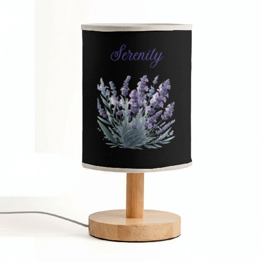 Lavender Serenity: A Symbol of Peace Fabric Lamps