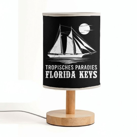 Florida TROPICAL PARADISE KEY-WEST COAST Fabric Lamps