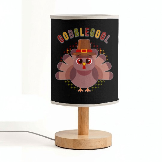 Gobblegool Thanksgiving Turkey Fabric Lamps