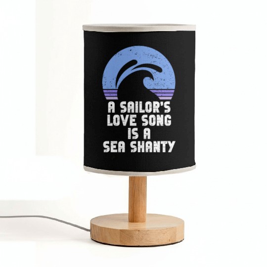Sailor Meme Pirate Ship Ocean Sailing Fabric Lamps