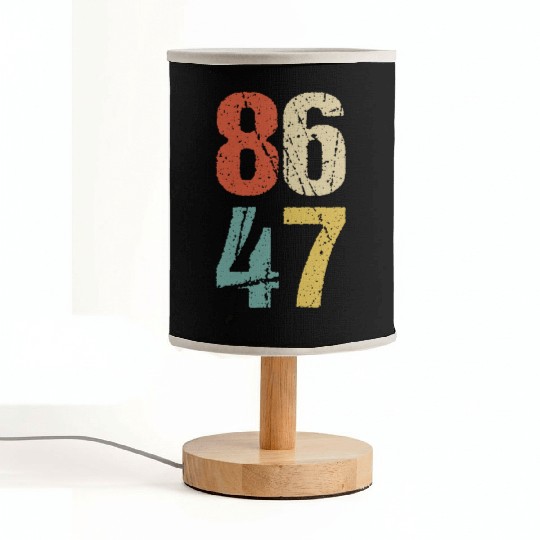Anti-Trump - 86 47 I Fabric Lamps