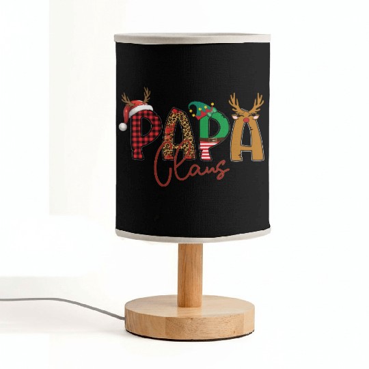 Papa Claus Hat, Merry Christmas Fabric Lamps