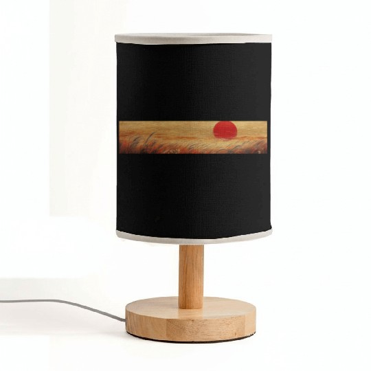 Sunset Serenity: Susuki Fields in Twilight Fabric Lamps