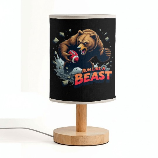 Angry runs: Run like a Bear Fabric Lamps