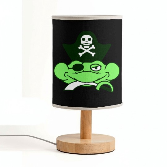 Frog Captain Hat Toad Funny Cool Comic Cartoon Fun Fabric Lamps