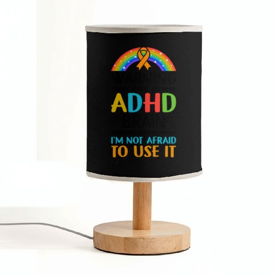 Autism Awareness Neurodivergent ADHD Fabric Lamps