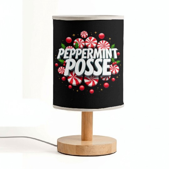 Peppermint Posse Fabric Lamps