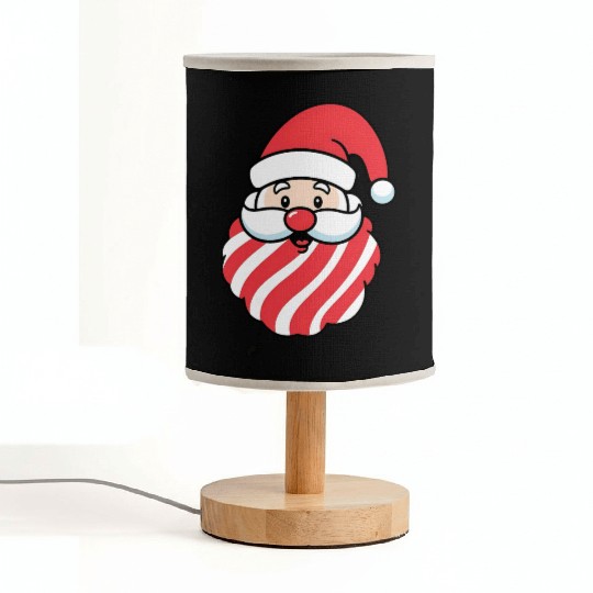 CandyClaus Candy Cane Santa Claus Christmas Fabric Lamps