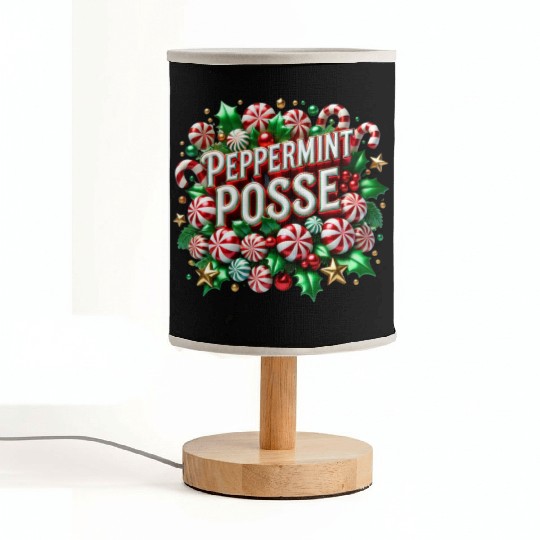 Peppermint Posse Fabric Lamps