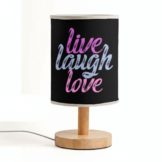 Live Laugh Love - Embrace the Joy Fabric Lamps