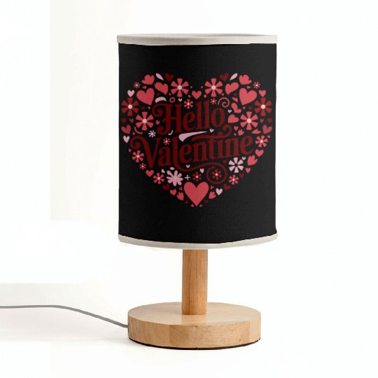 Hello Valentine Sublimation Fabric Lamps