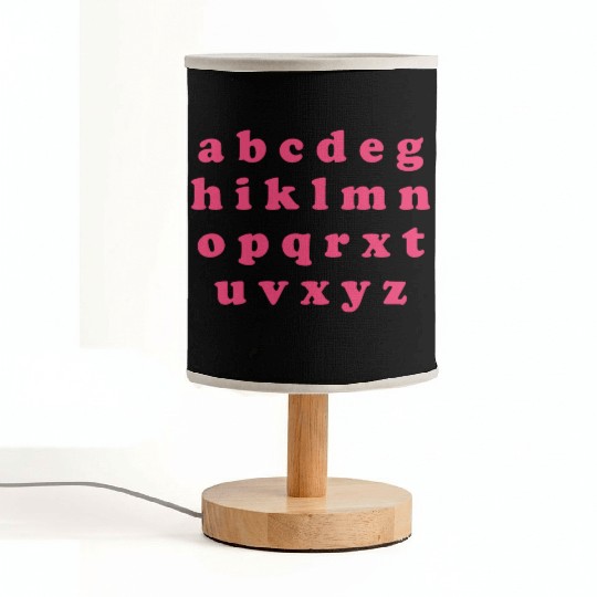 Alphabet Valentine Sublimation Fabric Lamps