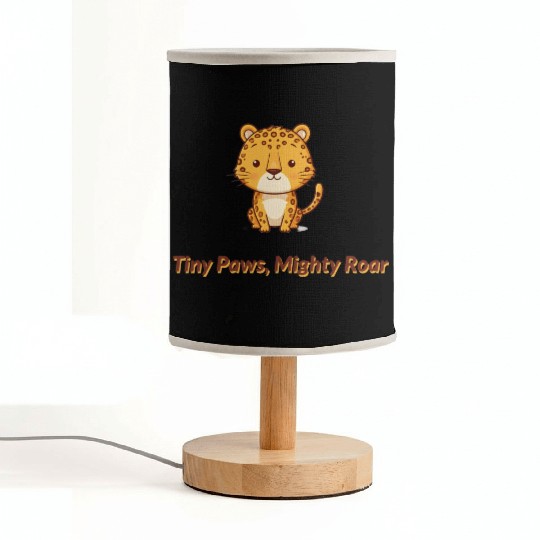 Tiny Paws Mighty Roar Jaguar Fabric Lamps