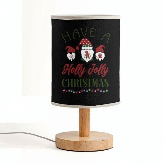 Have a holly jolly christmas Fabric Lamps