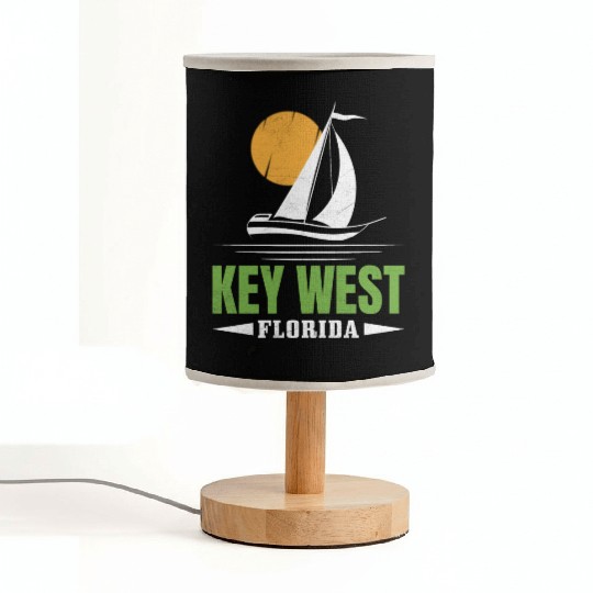 KEY-WEST FLORDIA Sailing West Keys Sailing Outfit Fabric Lamps