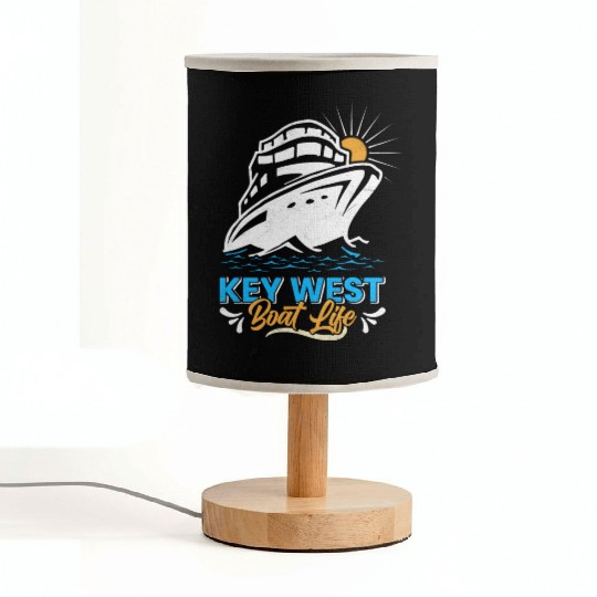 KEY-WEST BOAT LIFE Sailing Florida Keys West Keys Fabric Lamps