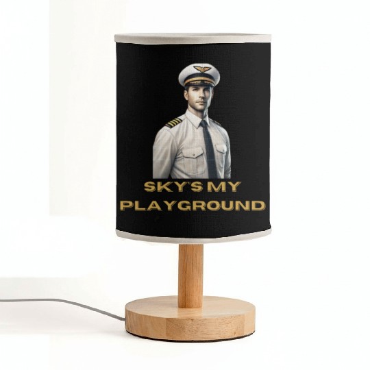 Sky's My Playground - Fabric Lamps for Pilots