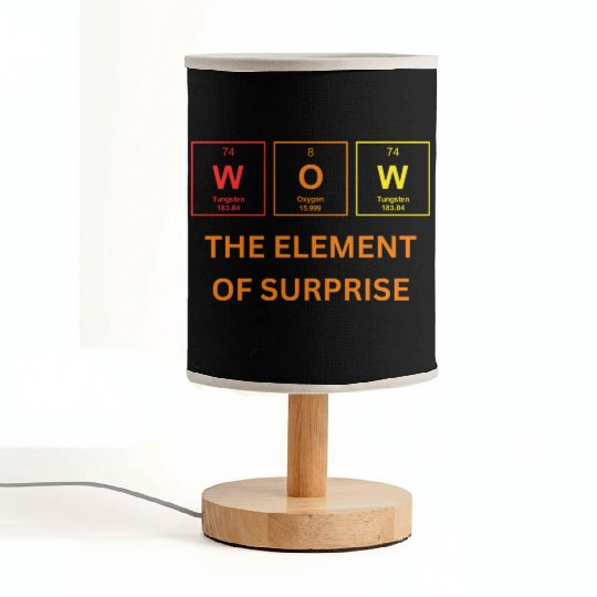THE ELEMENT OF SURPRISE Fabric Lamps