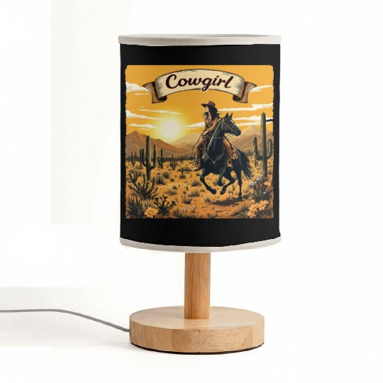 Cowgirl Fabric Lamps | Embrace Your Western Spirit