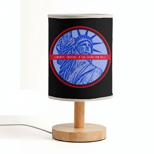 Liberty, Justice, & Jiu-Jitsu for All! Jiu Jitsu Fabric Lamps