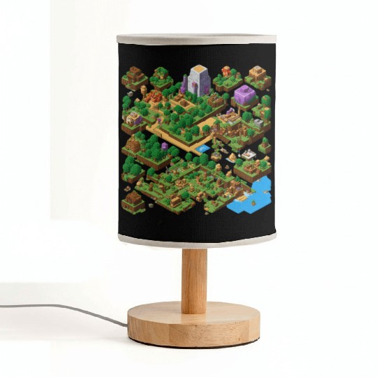 The world of classic video games 2 Fabric Lamps