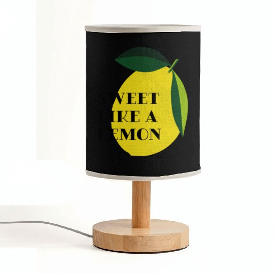 Sweet like a lemon Fruit Citrus Yellow Summer Fabric Lamps