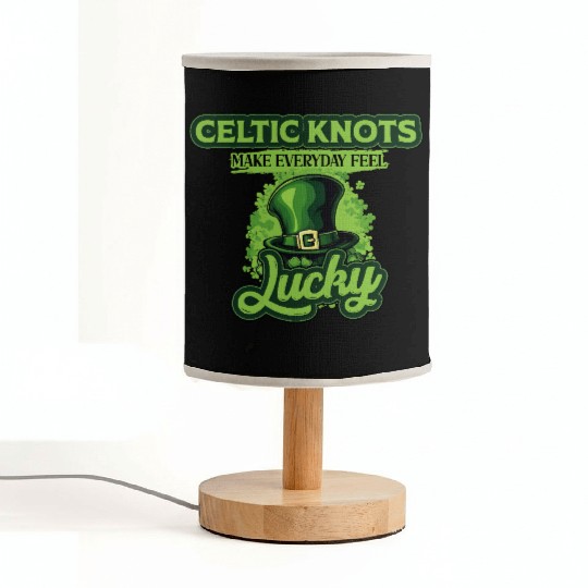 Celtic Knots Make Everyday Feel Lucky St Patricks Fabric Lamps