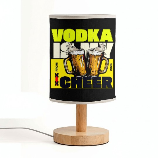 v is for vodka valentines CHEERS XX Fabric Lamps