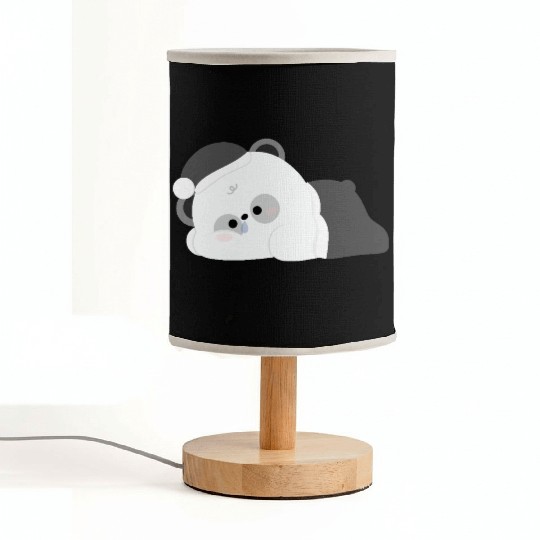Tired Panda Fabric Lamps
