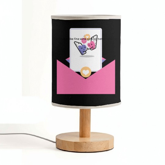 Getting Better with Age Valentine Day Fabric Lamps