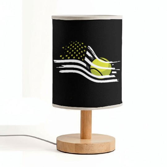 American Flag Tennis Passion Design Fabric Lamps