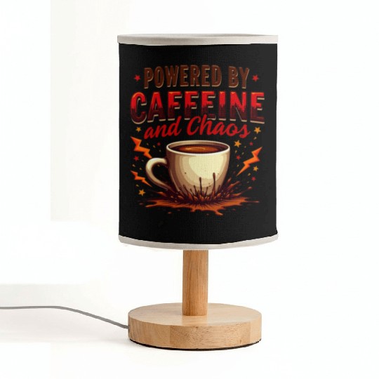 Caffeine Chaos Fabric Lamps