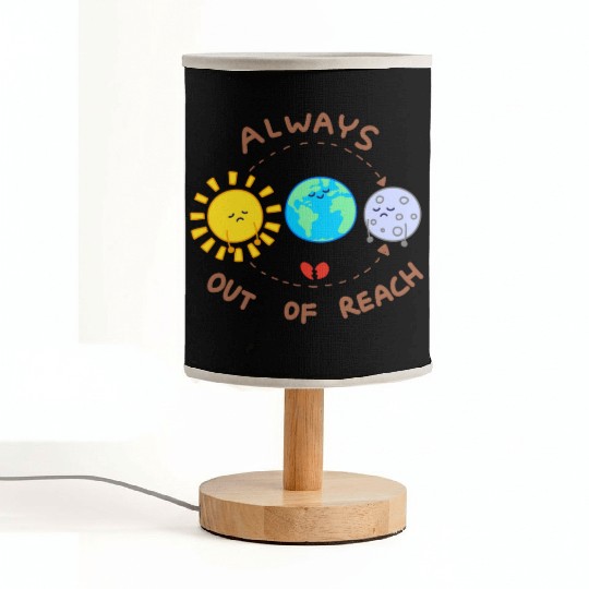 Always out of reach - sun and moon Fabric Lamps