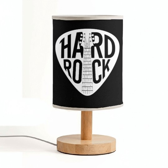 Hard Rock Guitar Pick Fabric Lamps