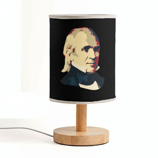 President James K Polk Fabric Lamps