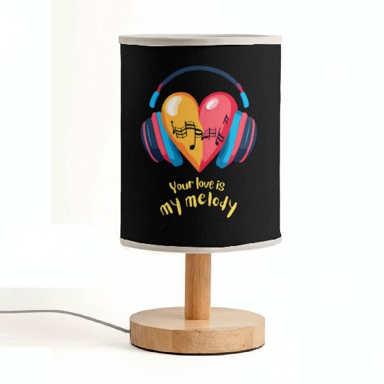 Your Love is My Melody Fabric Lamps