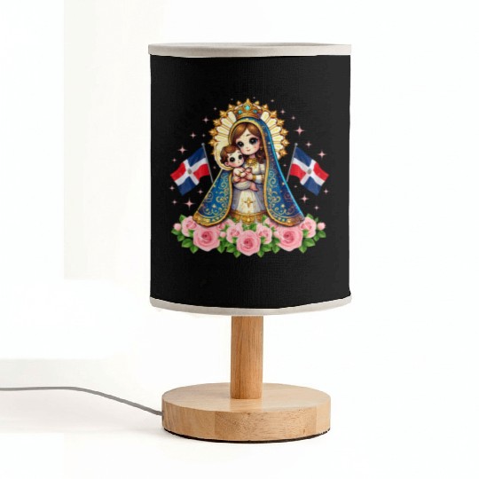 Our Lady of Altagracia Dominican Republic Catholic Fabric Lamps